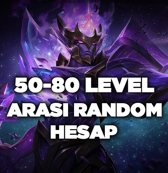 50-80 LEVEL ARASI RANDOM HESAP - League Of Legends